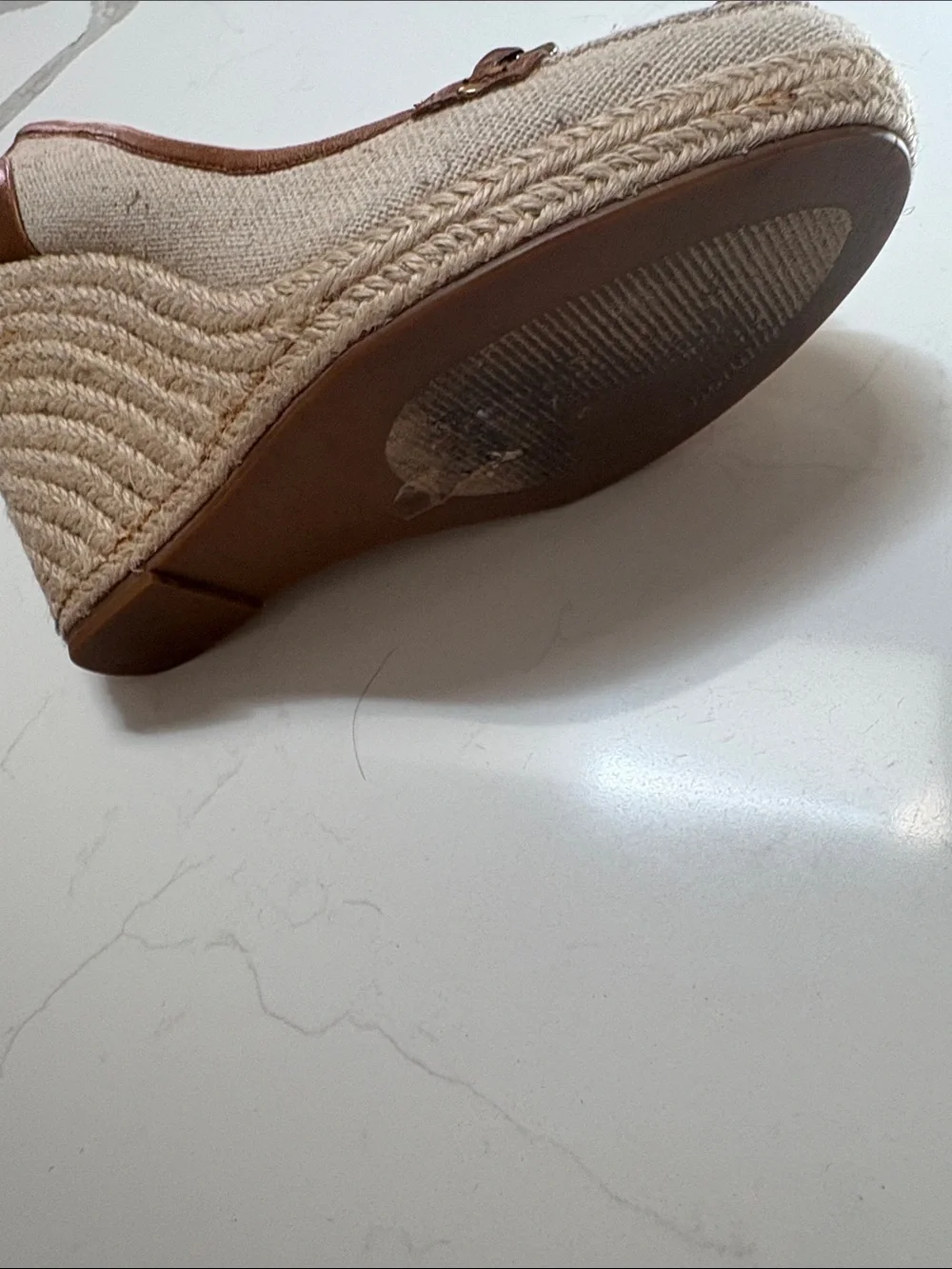 ALDO Beige and Brown Tassel Chain Loafers